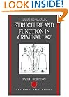 Structure and Function in Criminal Law (Oxford Monographs on Criminal Law & Criminal Justice)