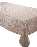 52X70" DAMASK TABLECLOTH NATURAL
