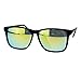Kush Brand Matte Plastic mirrored Lens Thin Plastic horned Sport Sunglasses