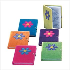 Plush Flower Diary-lock And Key by Gifts Online