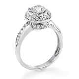 41tCo7E b3L. SL160  Certified, Round Cut, Solitaire Diamond Ring in 18K Gold / White (1 1/2 ct, J Color, SI2 Clarity) Reviews
