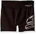 Skechers Big Girls' Sport Active Compression Short, Black Shimmer, Medium