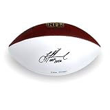 Dallas Cowboys Troy Aikman Autographed Wilson White Panel Football with HOF 2006 Inscription (UDA)