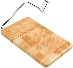 Prodyne BB-120 End Grain Beech wood Butcher Block Cheese Slicer