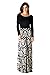 On Trend Women's Seasons Change Long Sleeve Maxi Dress & Damask Floor Length