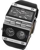 Diesel #DZ9042 Men's Dual Case Triple Time Zone Watch
