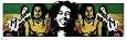 Bob Marley Music Poster Print, 36x12