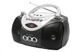 Soundmaster SCD 5600 MW/UKW  Radiorekorder mit CD  Spieler und externem Mikrofonanschluß
