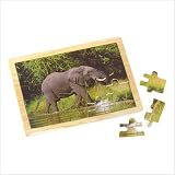 Elephant Wooden Tray Puzzle - Style 38925