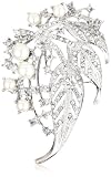 Nina Bridal Pearl and Cluster Brooch