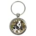 Basset Hound Key Chain (Round)