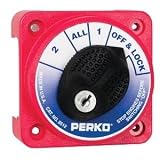 Perko Compact Medium Duty Battery Selector Switch w/Key Lock