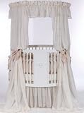 cherub canopy round crib<br>by all things creative