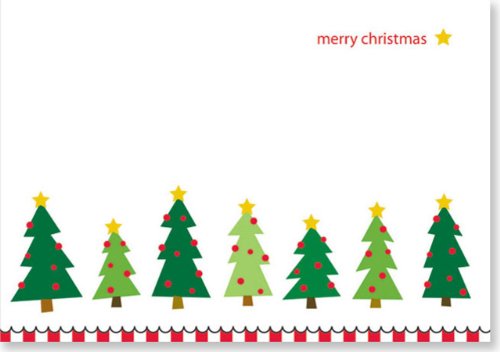 Sparkly Christmas Trees (Christmas Cards, Holiday Cards, Greeting Cards) (Small Holiday Card Series)