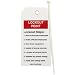 Brady Lockout Instruction Tag, Polyester, 5-3/4" Height, 3" Width (Pack Of 10)