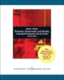 Business, government, and society : a managerial perspective, text and cases