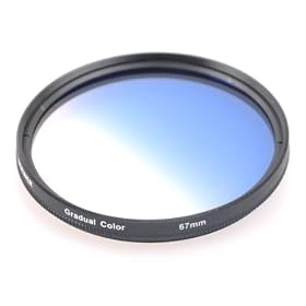 NEW 67mm Graduated Blue Filter Gradual Colour 67 mm***SHIPS FROM HONG KONG! ***