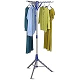 Honey-Can-Do DRY-02118 Tripod Folding Drying Rack, 64-Inch Tall