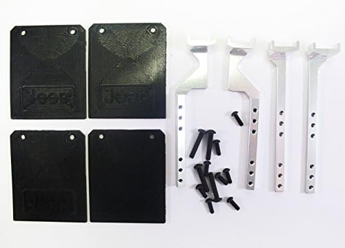 ALIENTAC Fender Set Silver for 1/10 RC Crawler SCX10