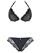 Burvogue Women's Lace Sheer See Through Underwear Bra Set