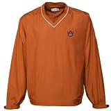 Cutter & Buck Auburn Tigers Orange WeatherTec Newcastle Lightweight Pullover Jacket
