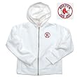 Boston Red Sox MLB Girls "Lucky" Full Zip Hooded Jacket (White)