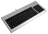 Review Colors-IT 8110 / Colors-IT 8110 PS/2 Keyboard - Silver With Black Keys