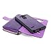 G4 Case, LG G4 Case, Cellularvilla LG G4 Wallet Bag Case, Premium Pu Leather Flip [7 Card Slots] Pocket Case, [Zipper Wallet] with Hard Soft [Magnetic Detachable] Back Cover for LG G4 (Purple)