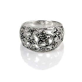 FOJO's Marcasite Stars Dome Ring by FOJO