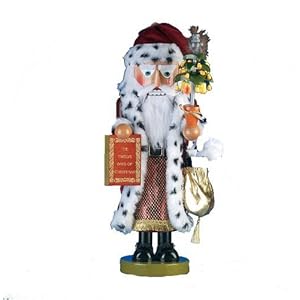 Kurt Adler Steinbach 17.5-Inch Musical Nutcracker Twelve Days of Christmas Series, Pear...
