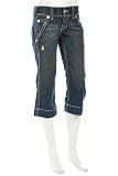 True Religion - TRUE RELIGION DARK VINTAGE SAMMY BIG T CROP WOMEN JEANS