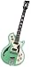Italia Mondial Classic Electric Guitar - Green - includes Hardshell Case