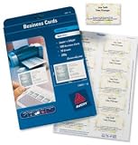 Avery Quick and Clean Business Cards Laser 205gsm 10 per Sheet White Ref C32011-25 [250 Cards]