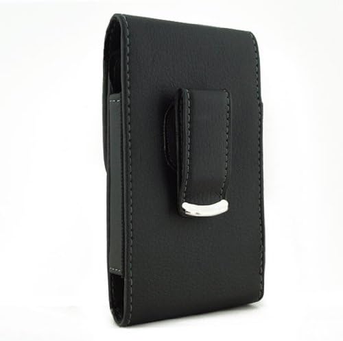 Vertical Leather Belt Clip Case Cover Pouch Holster for LG Optimus F3Q &amp; D520 * Fits with Mophie Juice Pack