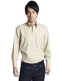 (ワセダヤシャツ)Wasedaya shirt カシミヤタッチ綿起毛カラーシャツ wk1000-4 ベージュ M