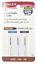 Leather Machine Needles-Size 14 (3) & Size 16 (1)
