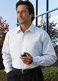 Big Mens Plaid Pattern Dress Shirt by TR Gold (Big & Tall and Regular Sizes)