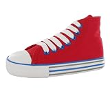 Converse Kids All Star Chuck Taylor Double Details Hi Casual Shoe Blue, Red, Gray 41tDECYvznL. SL160 Converse Kids All Star Chuck Taylor Double Details Hi Casual Shoe Blue, Red, Gray
