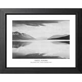 Ansel Adams McDonald Lake B W Photo Picture Framed Art Print by Art Prints Inc