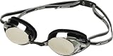 Speedo Vanquisher 2.0 Plus Mirrored Goggle, Black/Silver