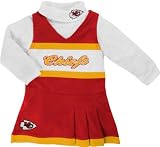 Kansas City Chiefs Girl's 4-6 Jumper and Turtleneck Set