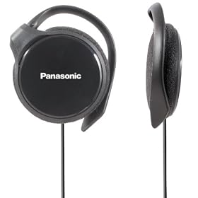 Panasonic RP-HS46E-K Slim Clip on Earphone - Black