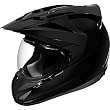 Icon Solid Men's Variant On-Road Motorcycle Helmet - Black Gloss / Large