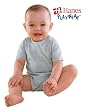 Hanes Infant 100% Cotton 5.3 oz one-piece creeper