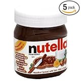 Nutella Hazelnut Spread, 13-Ounce Plastic Jar (Pack of 5)