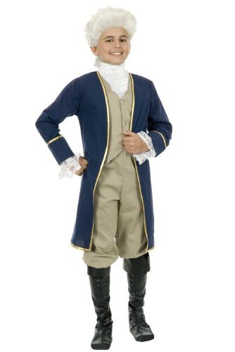Childs Deluxe George Washington Costume Size: Youth Small 6-