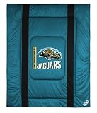JACKSONVILLE JAGUARS OFFICIAL LOGO TWIN SIZE JERSEY COMFORTER