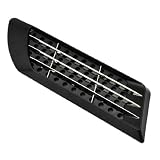 Custom Look Chrome Air Scoop Hood Flow Intake Side Vent Cover Fender Mesh For BMW... by Astra Security
