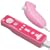 Pink - Mycarryingcase Nintendo Wii Protection Sleeve For Remote Controller & Nunchuk 2 Tone Silicone Skin Case (BUY 1 GET 1)