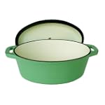 FancyCook Enamel Coated Cast Iron Oval Casserole 4 Qt. Spring Super Sale!